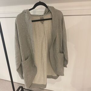 Heather grey sweatshirt